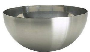 large silver bowl